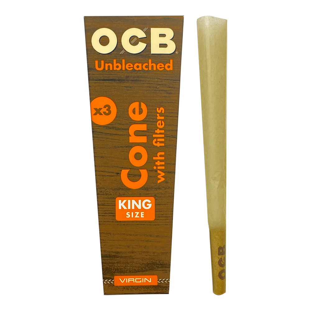 OCB UNBLEACHED CONES KS (32X3)