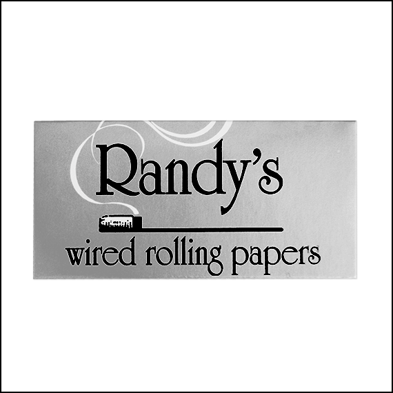 RANDY'S - ROLLING PAPER - WIRED - CLASSIC SILVER - 1 1/4 (25)