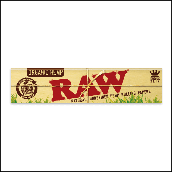 RAW  - ROLLING PAPER - ORGANIC - KS SLIM (50)