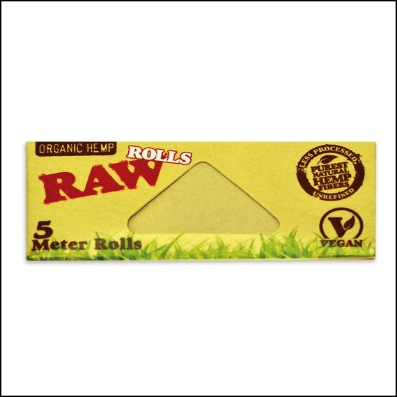 RAW  - ROLLING PAPER - ORGANIC - ROLLS (24)