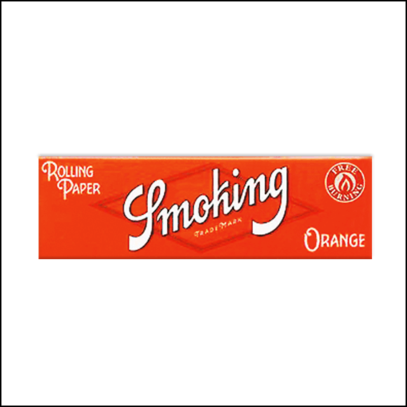 SMOKING - ROLLING PAPER - ORANGE - 1.0 (50)