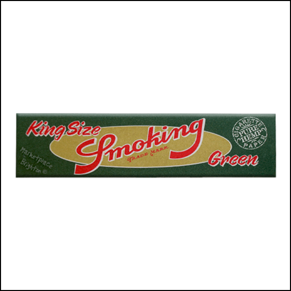 SMOKING - ROLLING PAPER - GREEN - KS (50)