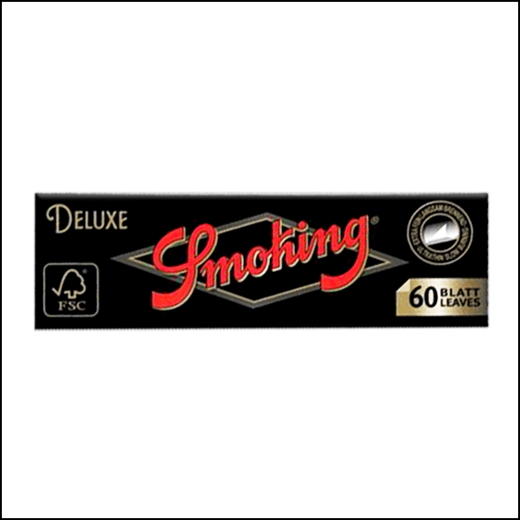 SMOKING - ROLLING PAPER - DELUXE - SINGLE - 1.0 (50)