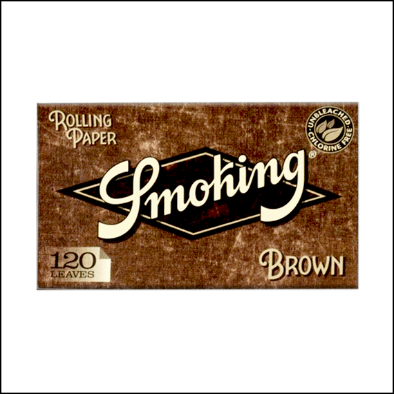 SMOKING - ROLLING PAPER - BROWN - 1.0 DF (25)