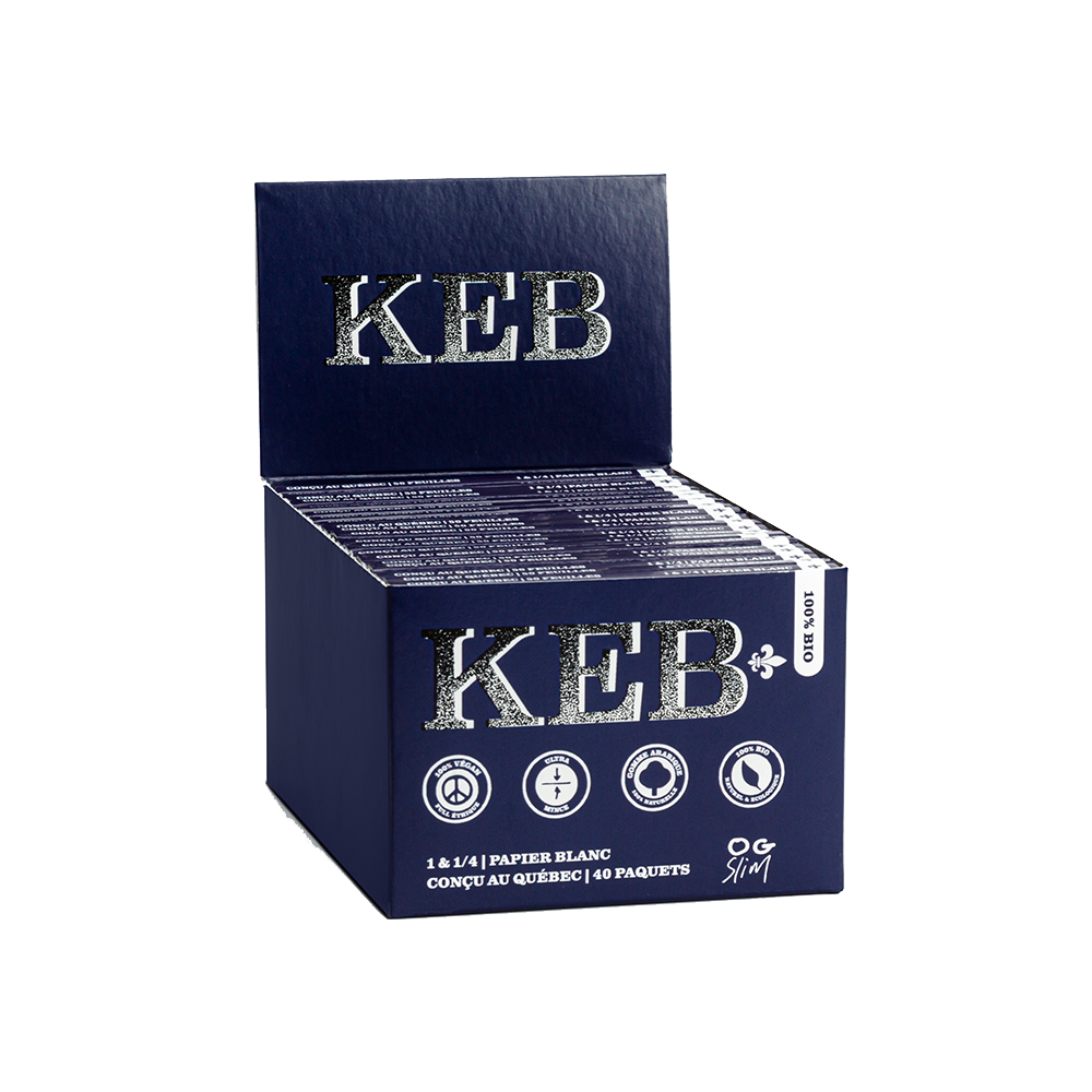 KEB - OG ROLLING PAPER - 1 1/4 - (40PK/BOX)