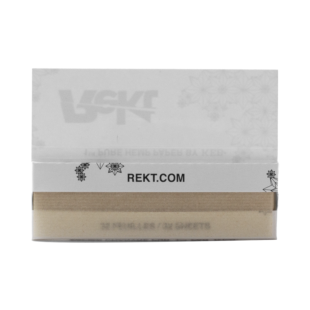 REKT - HEMP  ROLLING PAPER BY KEB - 1 1/4 - 50PKS/BOX