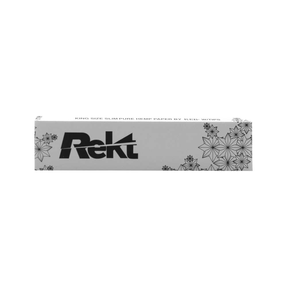 REKT - HEMP  ROLLING PAPER BY KEB - KSS/TIPS - 26PKS/BOX