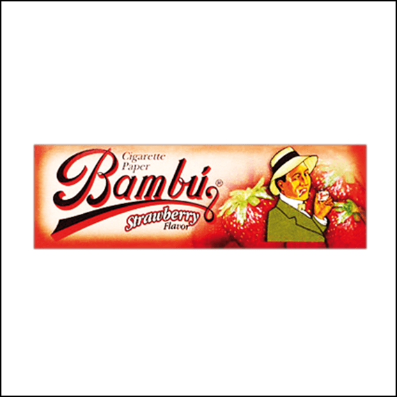 BAMBU - ROLLING PAPER - STRAWBERRY 1 1/4 (25)