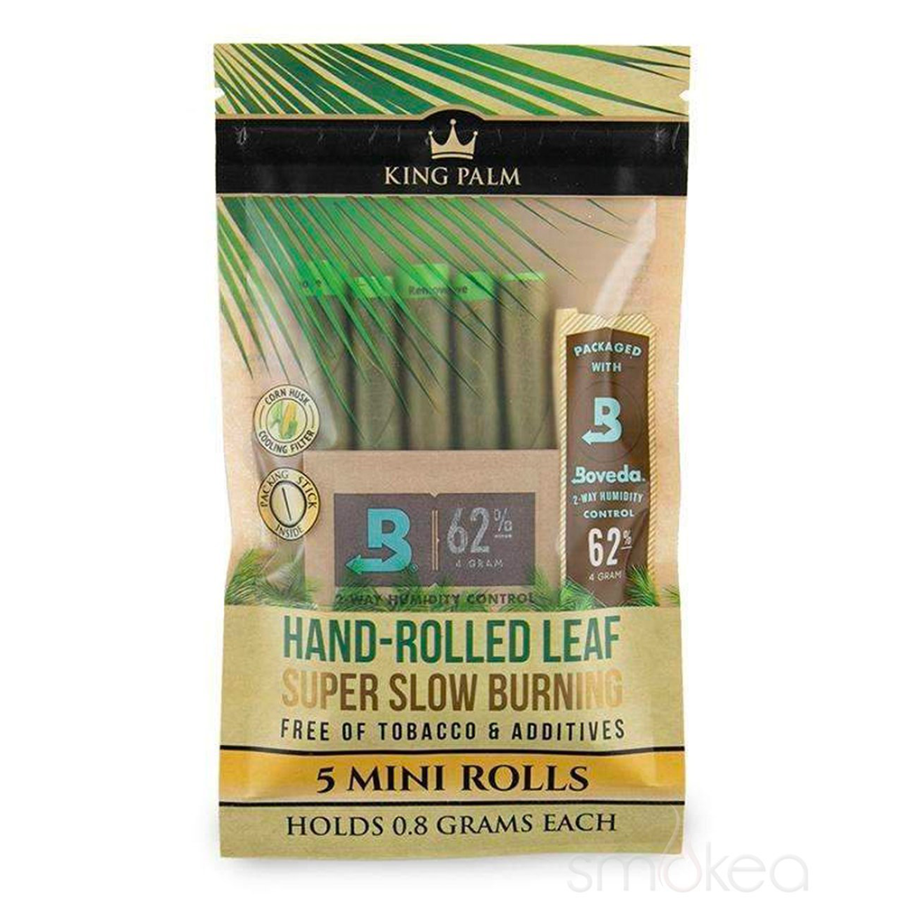 KING PALM - MINI SIZE W/BOVEDA - 5PK - (15/CARTON)