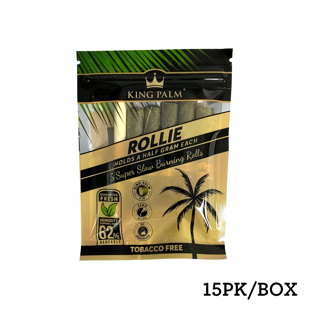 KING PALM - PRE-ROLLED SMOKEABLE LEAF - ROLLIE (15PK)