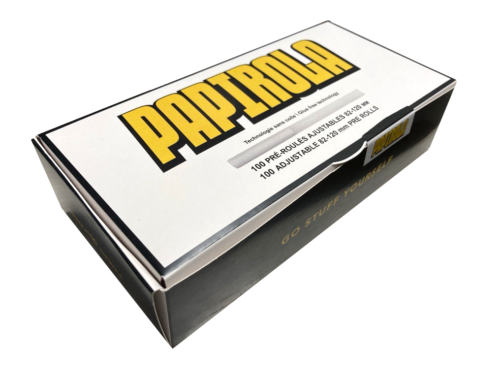 ROLLING PAPER - PAPIROLA - ADJUSTABLE PRE-ROLLS - 100 PER PACK