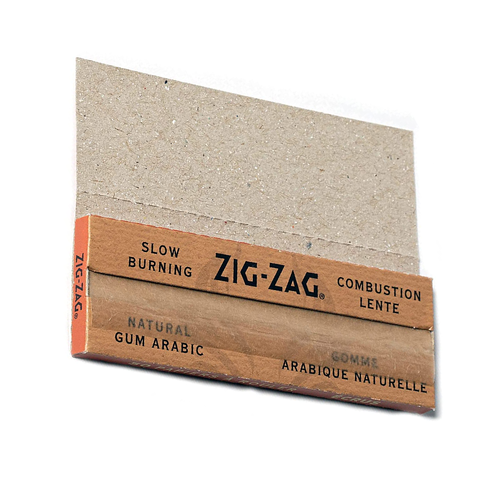 ZIG-ZAG - ROLLING PAPER - UNBLEACHED - 1 1/4 (25)