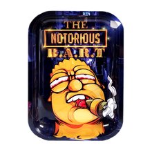 Notorious Bart Metal Rolling Tray - Medium