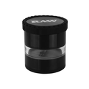 Raw 4pc Life Grinder Black w/ Clear Body