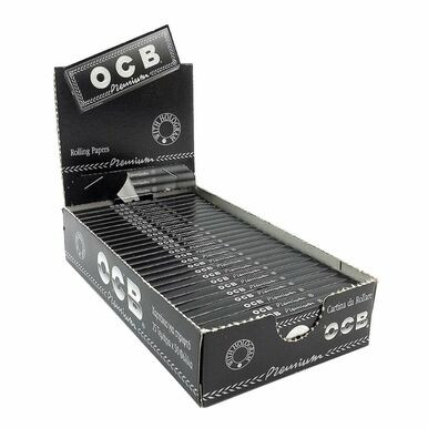 OCB Premium Black 1 1/4 Rolling Papers - 25ct