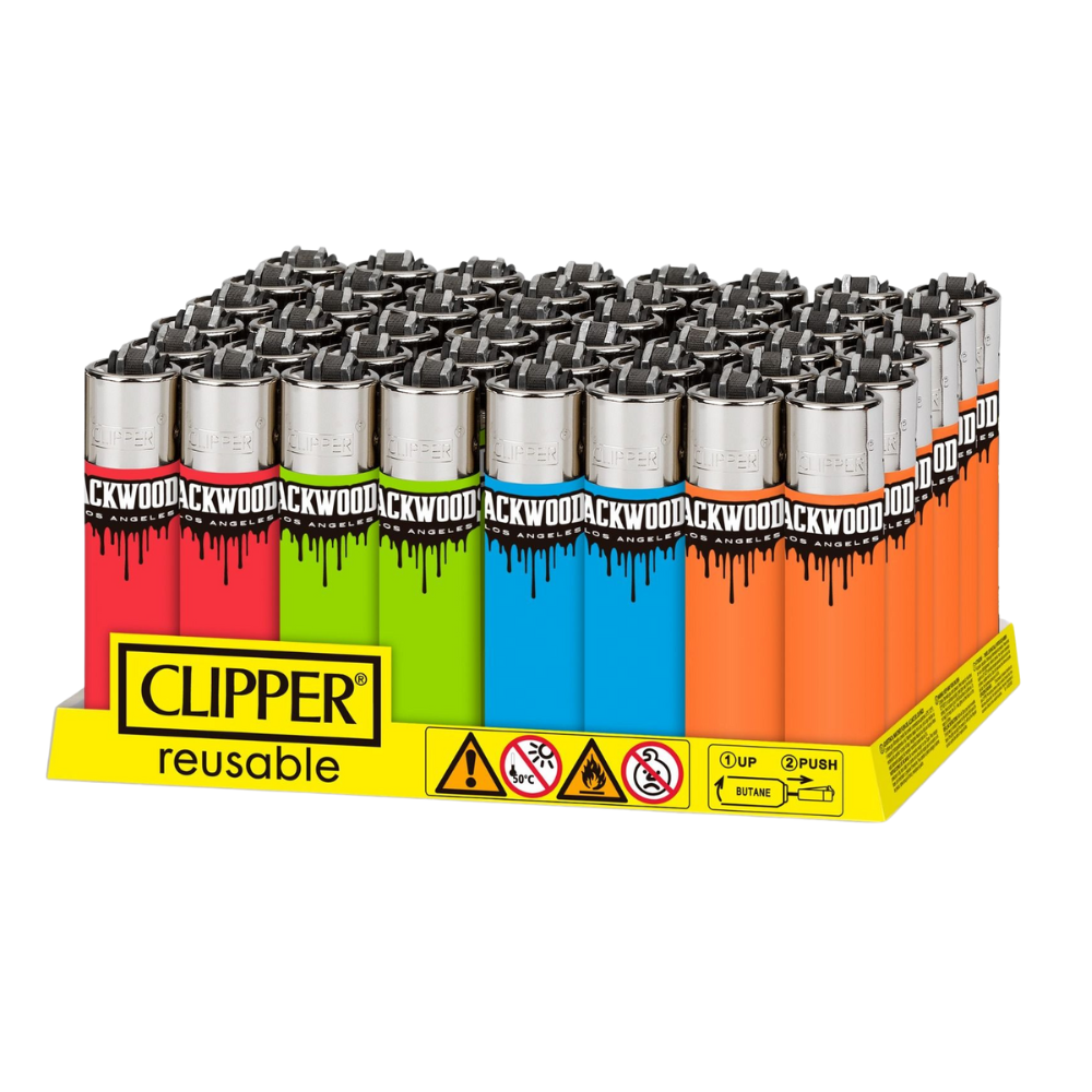 Clipper Packwoods Solid Lighters - 48ct