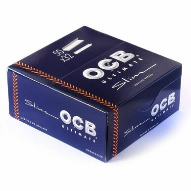 OCB Ultimate Slim Rolling Papers - 50ct