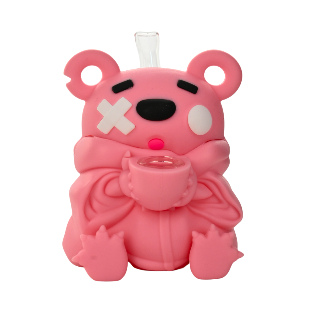 5" Scarbear Silicone Bong