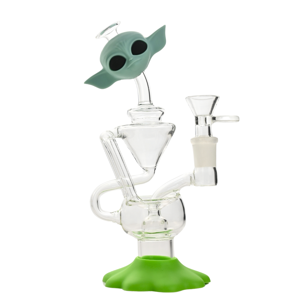 8" Arsenal Yoda Functional Glass Waterpipe