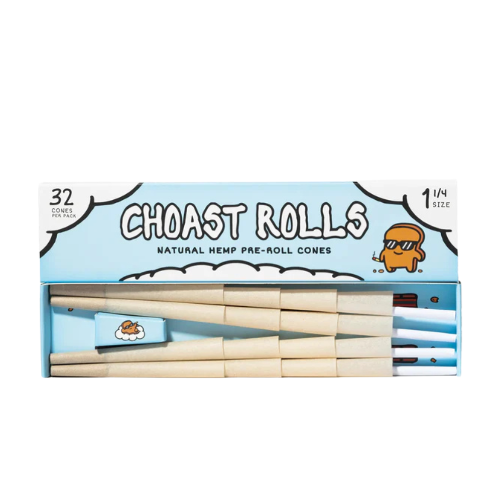 Choast Rolls Natural Hemp 1 1/4 Pre Rolled Cones - 32ct