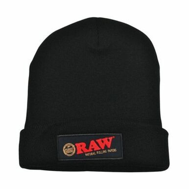 RAW Black Beanie