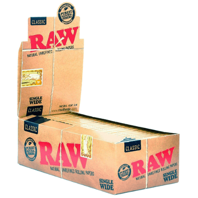 RAW Classic Single Wide Rolling Papers - 25ct