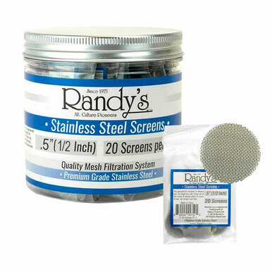 Randy's .5" Stainless Steel Screen Jar - 20ct