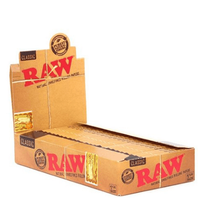 Raw Classic 1 1/4 Rolling Papers - 24ct