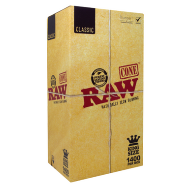 Raw Classic King Size Cones - 1400ct