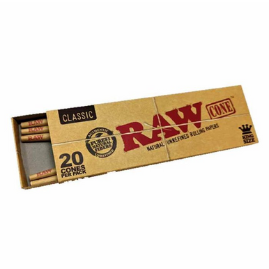 Raw King Size Classic Cone - 20ct