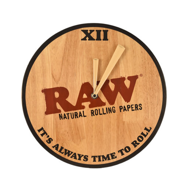 Raw Wooden Clock