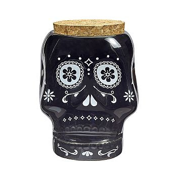 Skull Stash Jar - Black