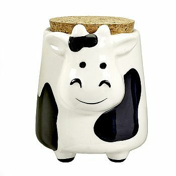 Smiling Cow Stash Jar