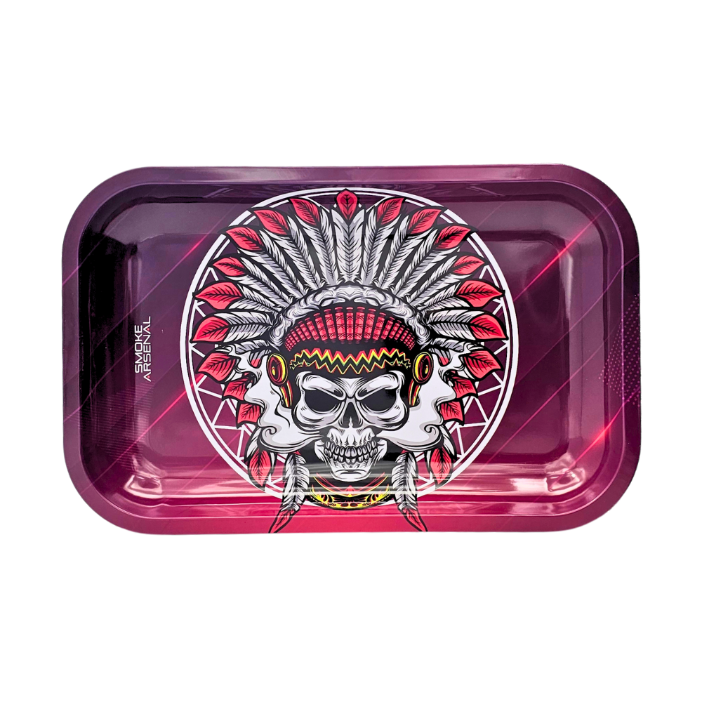 Up In Smoke Metal Rolling Tray - Medium