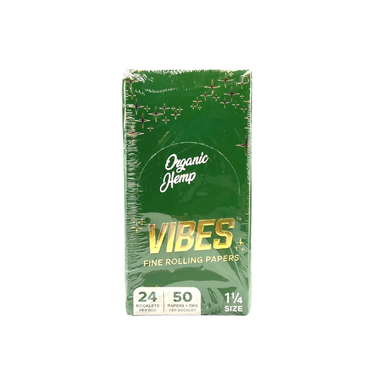 Vibes Organic Hemp King Size Cones - 8 ct