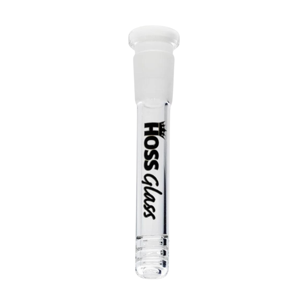 Hoss Glass 10cm Diffuser Downstem w/ Cuts