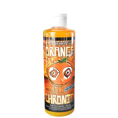 Orange Chronic Bong Cleaner Super Hero 16oz