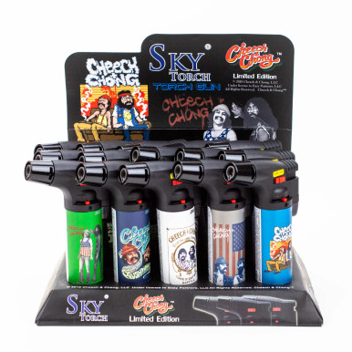 Sky Cheech & Chong Limited Edition (SK101CC) Torch Lighter - 15ct