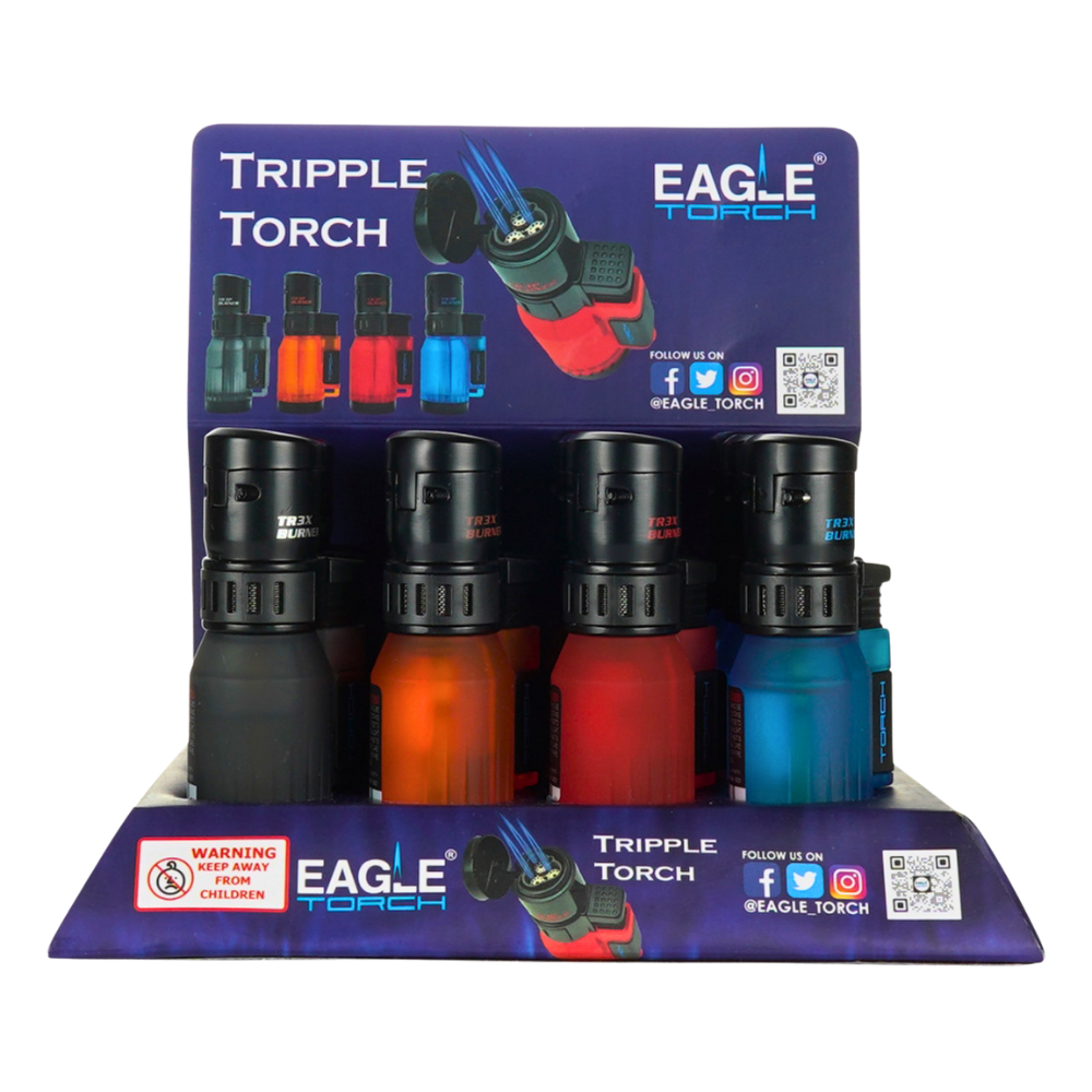 Eagle Tripple (PTT100) Torch Lighter - 12ct