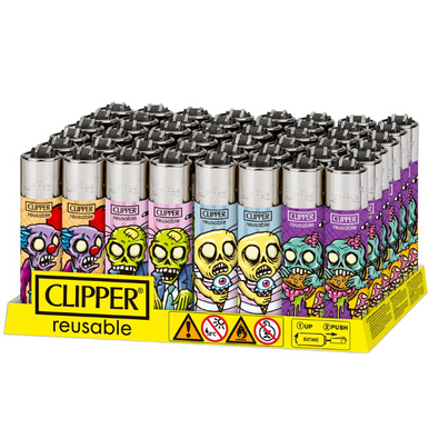 Clipper Zombie Invasion Lighters - 48ct