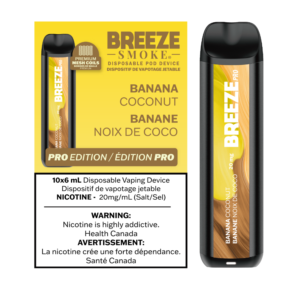 Breeze Pro 20mg 2000 Puffs Disposable Vape - 10ct