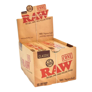 RAW Classic 98 Special Pre-rolled Cones - 20ct