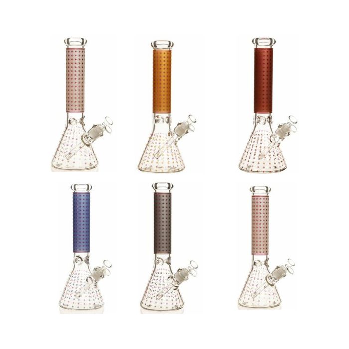 14" 7mm Glass Beaker Bundle (Set of 12)