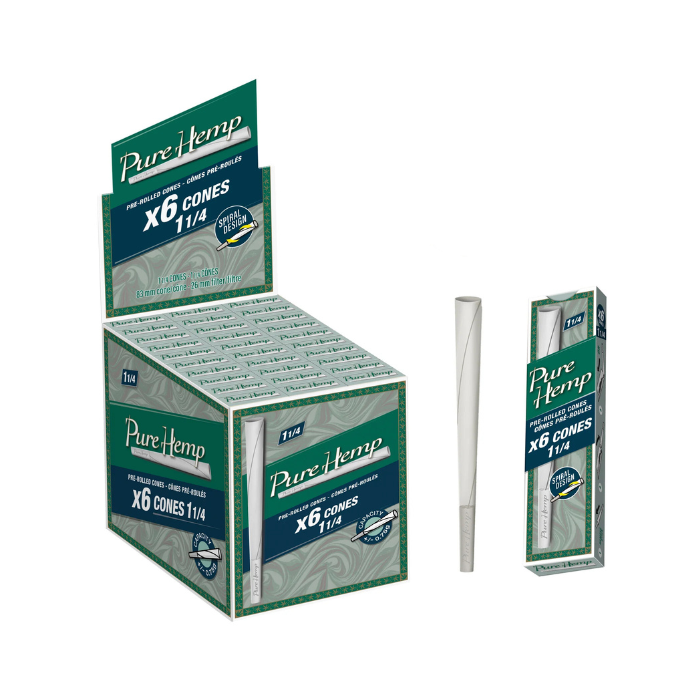 Pure Hemp 11/4 Classic Cones - 30ct