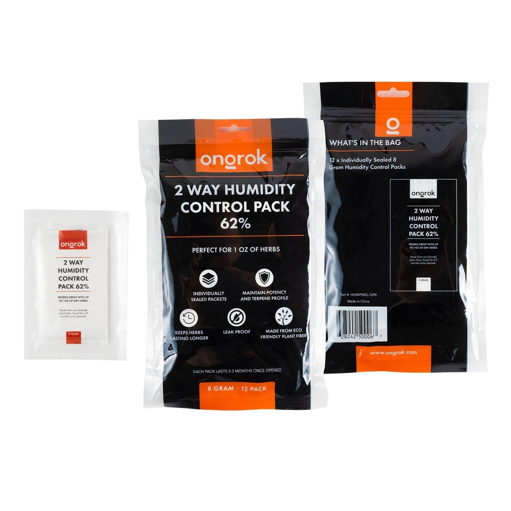 Ongrok 8gms 2 Way Humidity Control Pack - 12ct