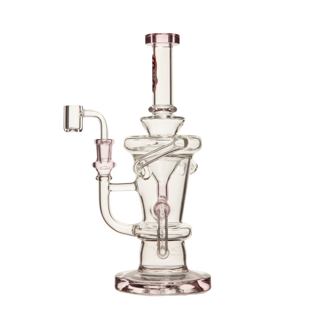 10” Haute Double Chalice Rig w/ Banger