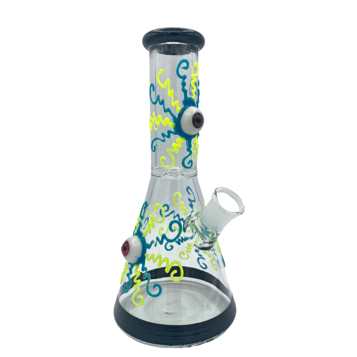 10" Drizzy Eye Glass Bong