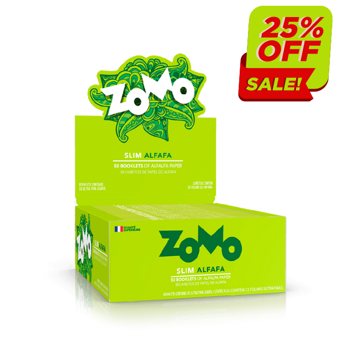 Zomo Slim Alfalfa Rolling Paper - 50ct