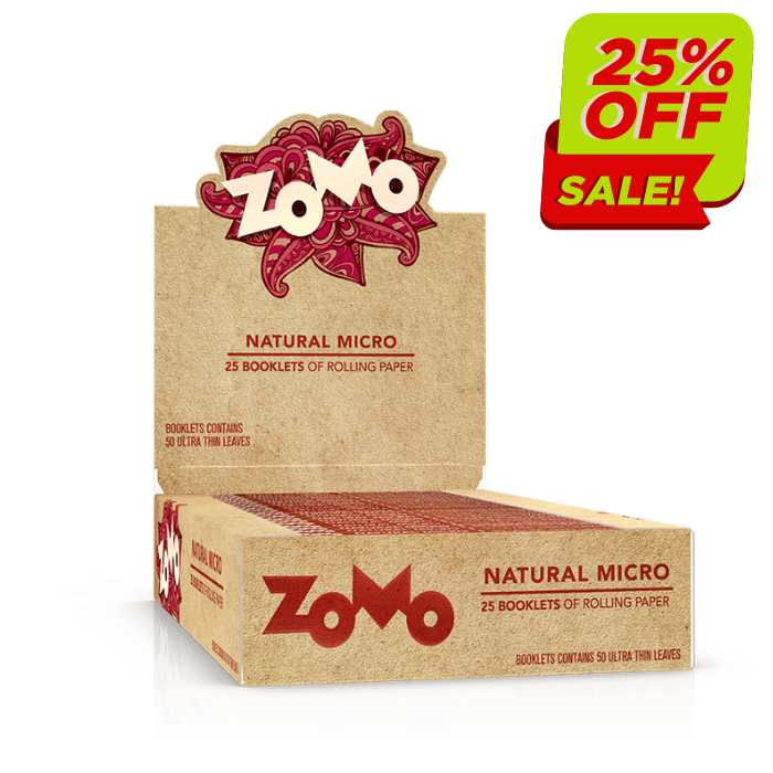 Zomo Natural Micro Rolling Paper - 25ct