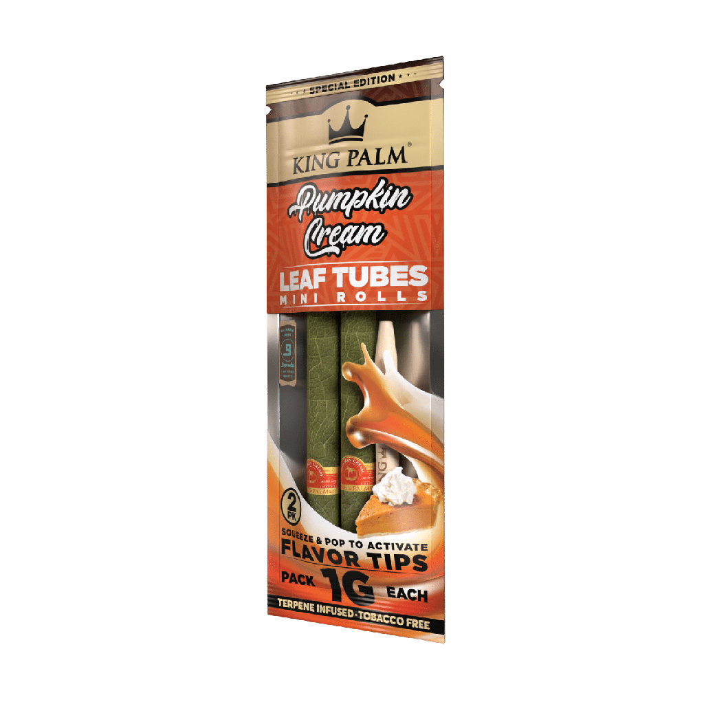 King Palm 2pk Pumpkin Cream Flavor Tips - 20ct